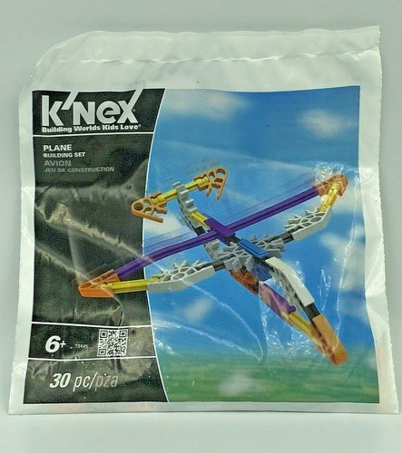 ans Fête FAVEUR Sac Cadeau Présent KNEX 73445 avion Building Set 30 Pièces 6