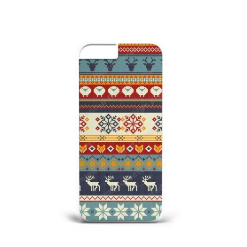 Suéter De Navidad Colorido Plástico Teléfono Funda Cubierta Iphone Samsung Todos Los Modelos 
