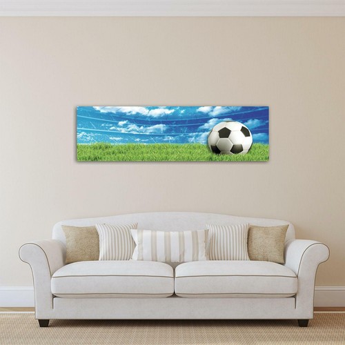 Posters Prints Canvas Leinwand Bilder Xxl Fussball Auf Gras Bild Wandbild Kinderzimmer Junge Home Furniture Diy Breadcrumbs Ie