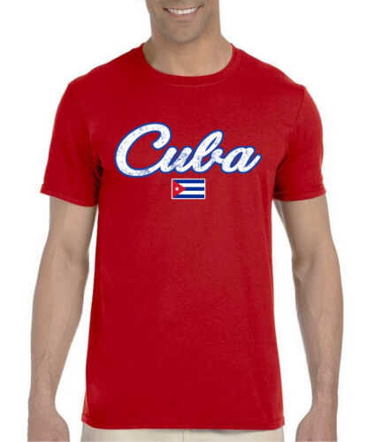 Cuba National Team T shirt Flag Baseball Soccer Pride Adult Youth Infant Child