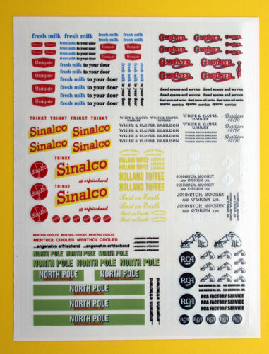 CODE 3 Lesney Matchbox High Detail Corgi Dinky stickers decals HO OO Scale 