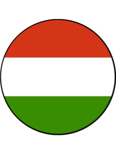 Hungarian Flag Cake/Cupcake Topper Decoration On Edible Wafer Rice Paper 