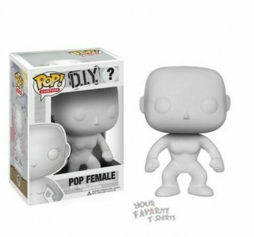 Funko POP DIY Male Female Figures Collectable Blank Custom Make Your Own Toy-i