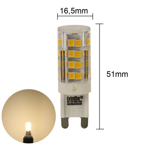 Extrastar® G9 LED Lampen Stiftsockel Stecklampe Kaltweiss Warmweiss Sparlampe