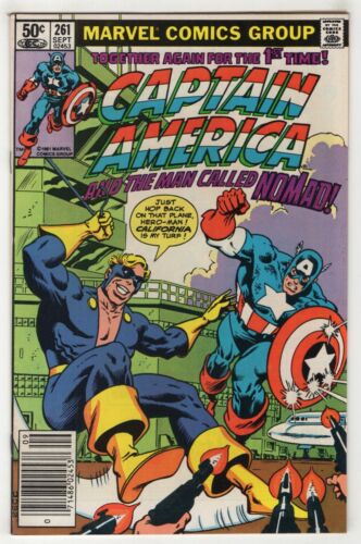 Newsstand or Direct Sep 1981 Choose One 1st App Nomad Details about  / Captain America #261