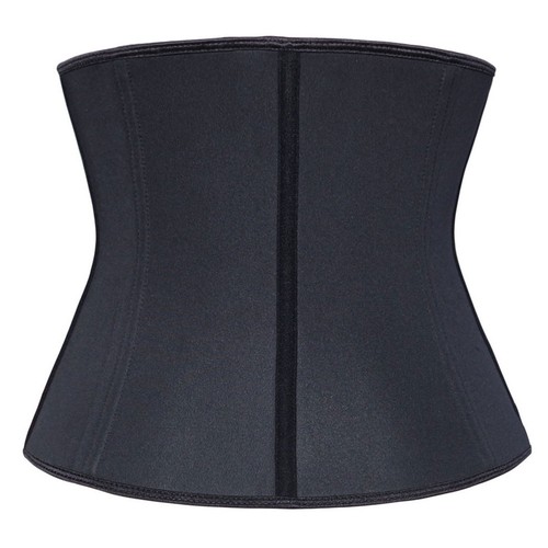 Womens Underbust Corset Waist Trainer Cincher Body Shaper Adjustable Sweat Sport