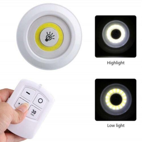 Household Dimmable LED Light with Remote Control Under Lights Bathroom A3E4