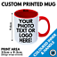 Custom Printed Mug • Personalised Print Cup Christmas Gift Image Text Photo Mugs 
