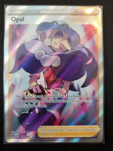 184//185 Vivid Voltage Opal Full Art Trainer Ultra Rare Pokemon Mint//NM