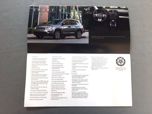 Sport SE 2017 Jeep Compass 20-page Original Car Sales Brochure Catalog