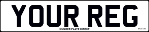FRONT Standard EURO UK Road Legal CAR VAN TRAILER Number Plate Reg MOT Compliant