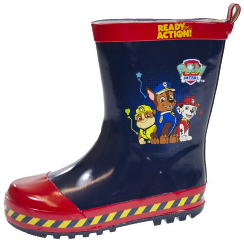 Details about   Boys Paw Patrol Wellington Boots Blue Rubber Rain Wellies Snow Boots Kids Size 