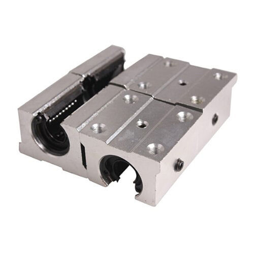 4 x SBR12UU 12mm Aluminum Linear Motion-Router Lager Fester Block Silber F4 G6Y