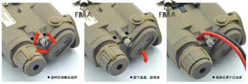 FMA Tactical PEQ 15 LA-5 Military Battery Case Box Dummy TB420 FG Free Shipping