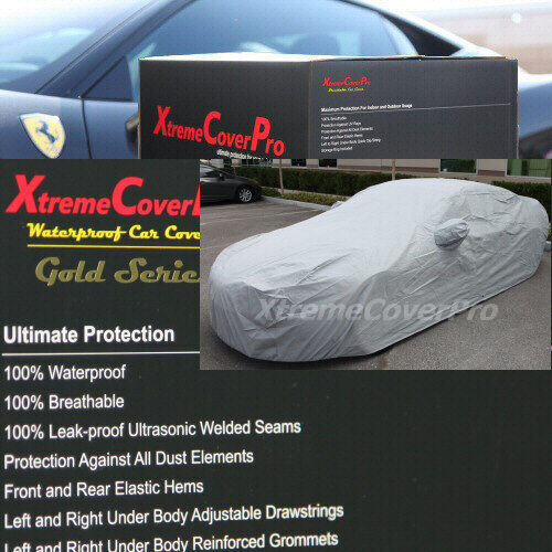 WATERPROOF CAR COVER W//MIRROR POCKET GREY FOR 2014 2013 2012 2011 NISSAN MAXIMA