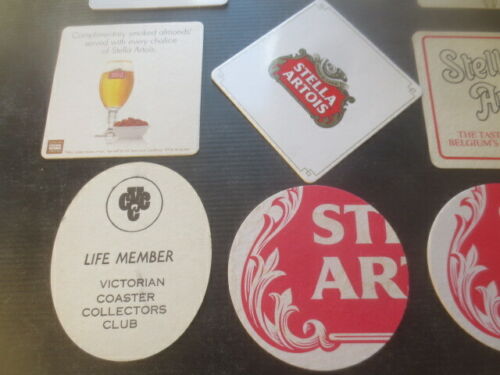 Coasters 14 different STELLA ARTOIS  Australia Issue Brewery BEER
