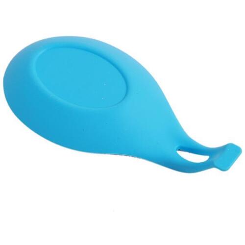 Silicone Spoon Rest Heat Resistant Teabag Spatula Holder Utensil Dish Cooking G 