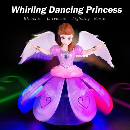 Toys for Girl Dance Princess Doll LED Light 3 4 5 6 7 8 Year Cool Toy Xmas Gift