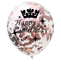 30 40 50th Happy Birthday Number Confetti Filled Balloons Party Decorations