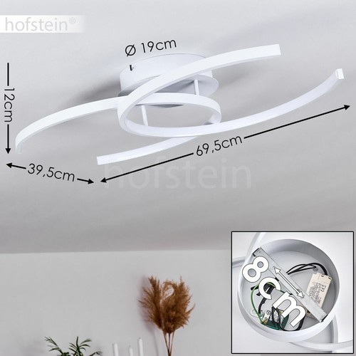 LED dimmbare Wohn Schlaf Zimmer Beleuchtung weiße Flur Leuchten Decken Lampen