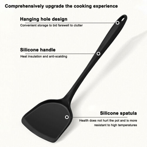 Silicone Shovel Spatula Pizza Cookware Cooking Utensils Kitchen Tools Non-stick 