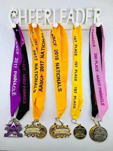 Medal display Cheerleader Medal Holder Sports medals rack Cheerleading gift