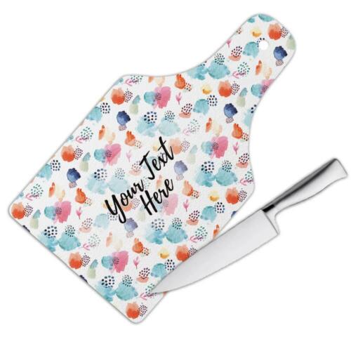 Details about  / Gift Cutting Board Watercolor Splashes Home Decor Scandinavian