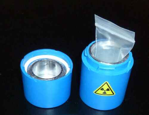 Bleibehälter für Pechblende oder Prüfstrahler Geigerzähler versicherter Versand