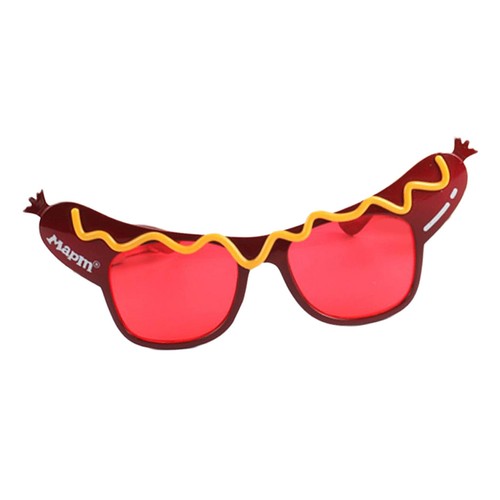 Prettyia Funny Hot Dog Glasses Costume Party Glasses Fancy Dress Accessories