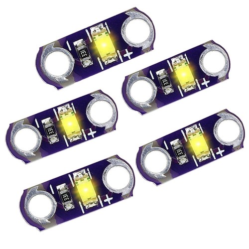 5Pcs//lot LilyPad SMD Led KIT DIY Module Light Yellow 3V-5V