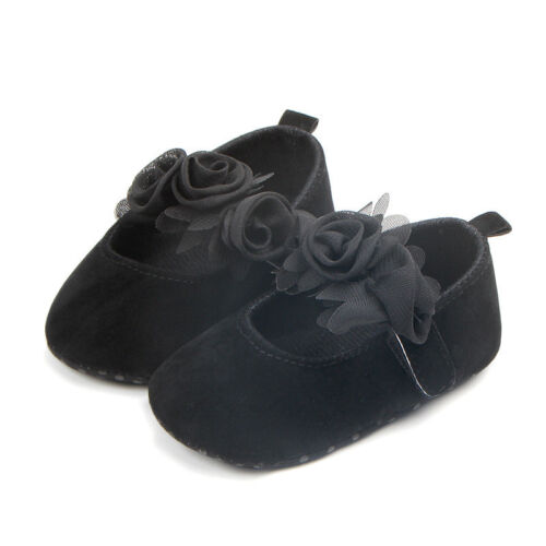 Newborn Baby Toddler Girl Crib Shoes Pram Soft Sole Prewalker Anti-slip Sneakers