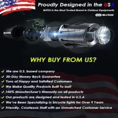 Cycling Safety Flashlight USB Rechargeable POWERFUL Lumens FREE TAIL LIGHT