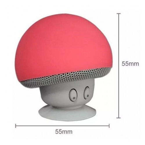 Waterproof Small Mushroom Sucker Cup Bluetooth Handsfree Microphone Speaker
