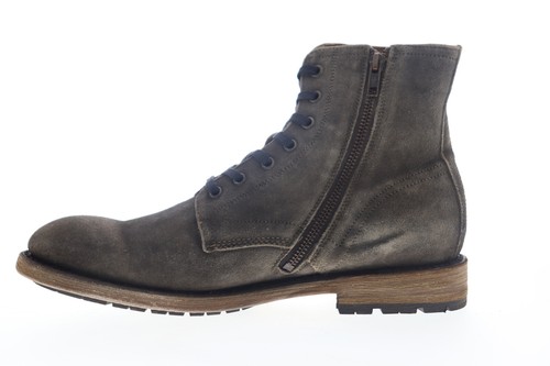 Frye Herren Bowery Lace Up Schwarz Leder Freizeitstiefel 40