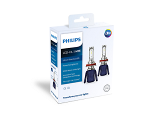 Genuine Philips H8 H9 H11 H16Ultinon Essential LED Car Beam 6000K White Light