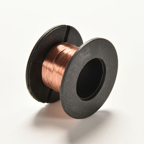 2 Pcs 0.1MM Copper Soldering Solder PPA Enamelled Repair Reel Wire B6 ca