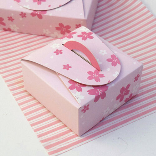 5pcs Cupcake Storage Box Cherry Blossom Cake Baking Pastry Wedding Party Decor