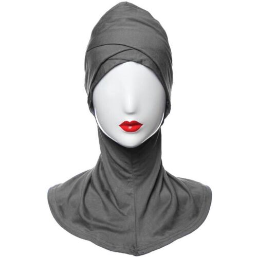 Details about  / Muslim Womens Neck Cover Head Scarf Inner Hijab Cap Islamic Underscarf Ninja Hat