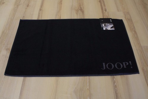 JOOP Badematte Duschvorleger 1600 Classic Doubleface 97 Schwarz 50x80cm