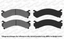 Rotors Metallic Pads F+R 2006 2007 Chevy Silverado 3500 w//DRW OE Replacement