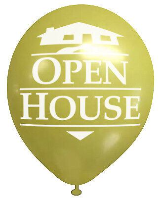 25 pack 11/" Open House Balloons Make your Home for Sale Stand Out!