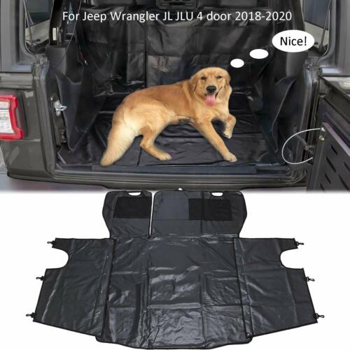 Dog Seat Cover Trunk Cargo Liner Waterproof For Jeep Wrangler JL JLU 2018-2020