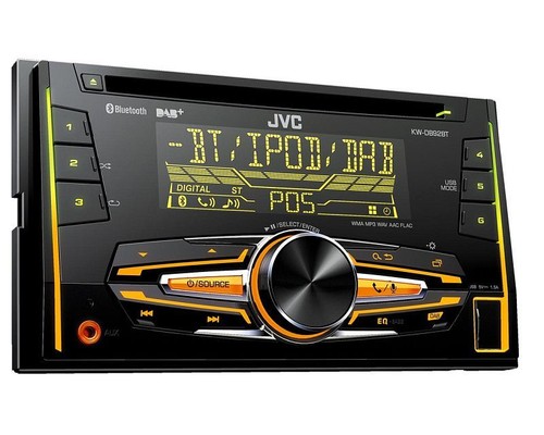 JVC DAB Radio 2DIN mit Antenne für Peugeot Boxer 250 Facelift ab 14 Klavierlack