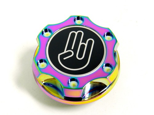 NEO CHROME SHOCKER BILLET CNC RACING ENGINE OIL FILLER CAP FOR HONDA ACURA