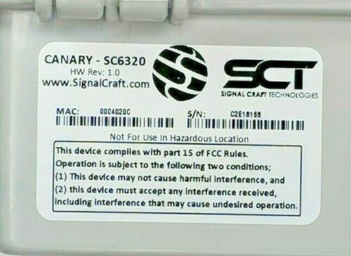 IO and other devices SCT SC6320 RMU Wireless Remote Monitoring Unit for Sensors