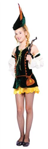 im Alter von 10-15 #DE Halloween Kostüm Hunter-Girl Teen Robin-Hood-Kostüm 