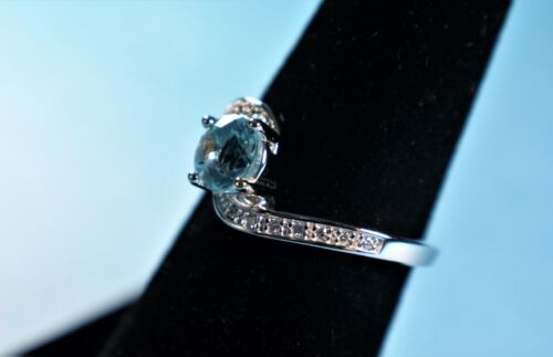 NEW Details about   Sterling Silver Genuine Blue Topaz Ring by AVON NO Box Size 8 