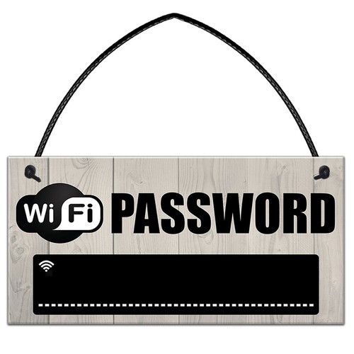 Hinweisschild /" WiFi Password /" Infoschild Blechschild Hängeschild