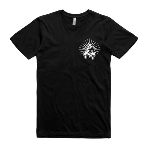 Black Alternative Clothing Gothic Occult Pocket T Shirts