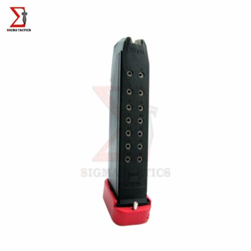 2/+3 Competition New Metal Base Pad for Glock G17 19 23  Magazine Extension Pad 